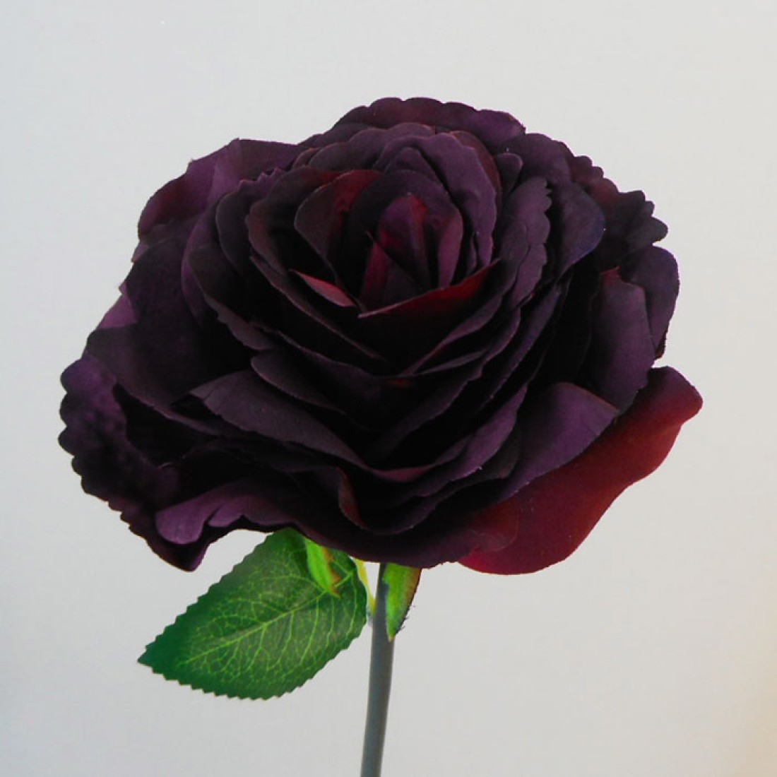 Artificial Roses Burgundy 46cm Artificial Flowers